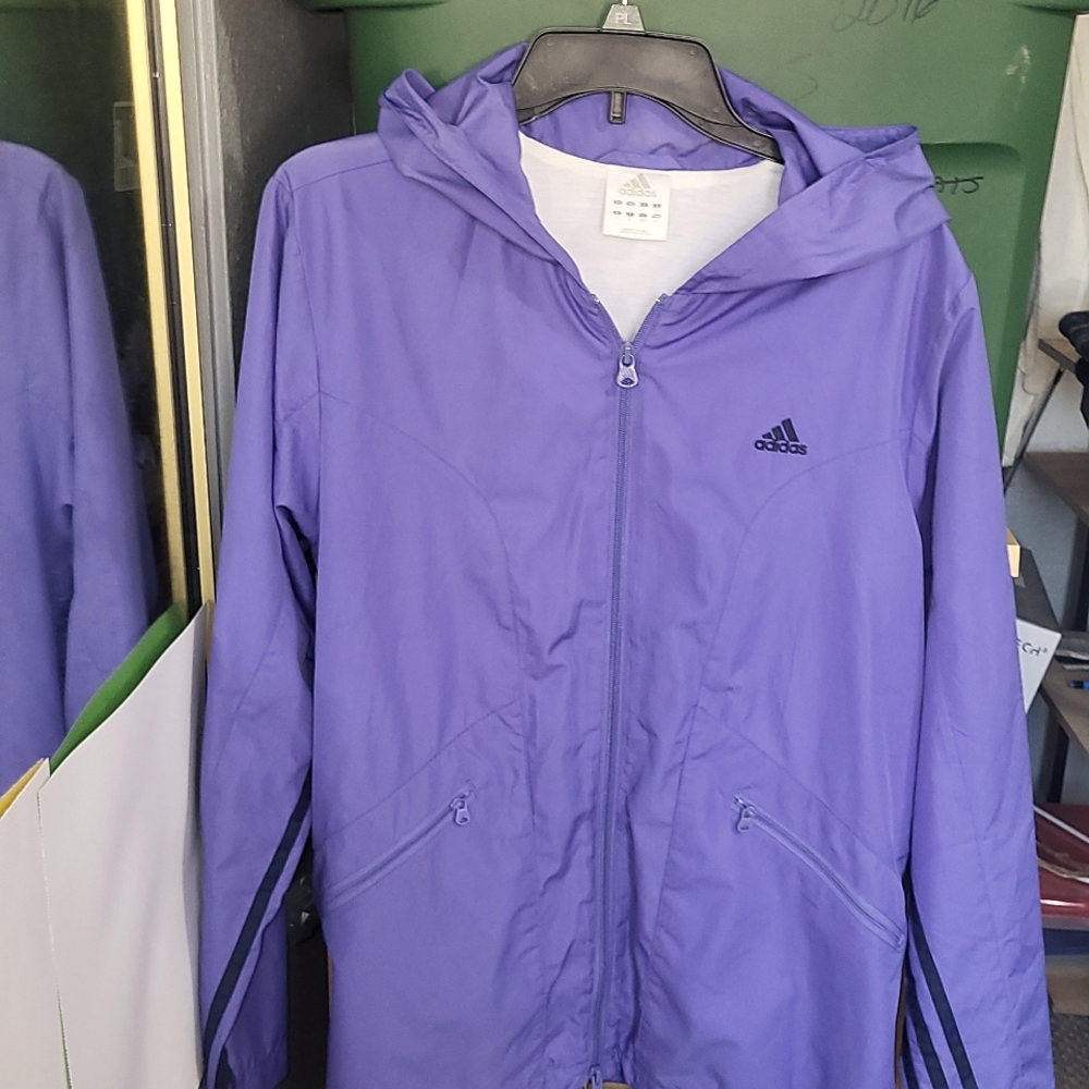 ADIDAS BLUE WINDBREAKER
